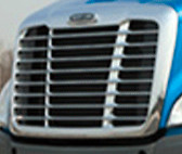 Freightliner Cascadia 2008-2017 Triple Chrome Front Grille With Bugscreen