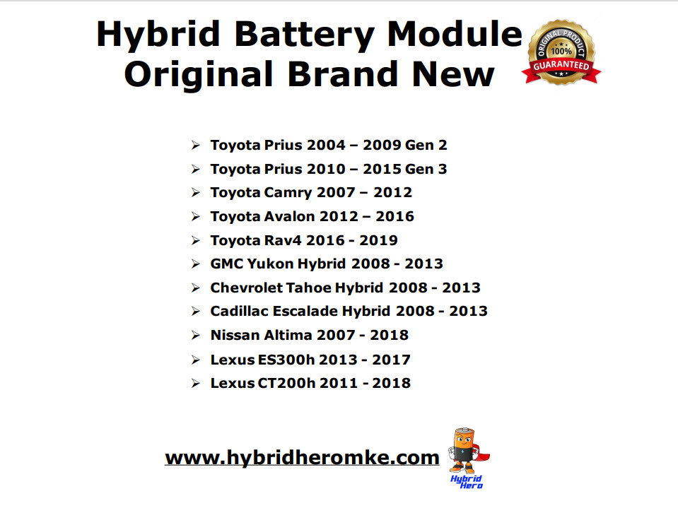 NEW Hybrid Battery Module 6Pack Chevy Tahoe 2008 - 2013