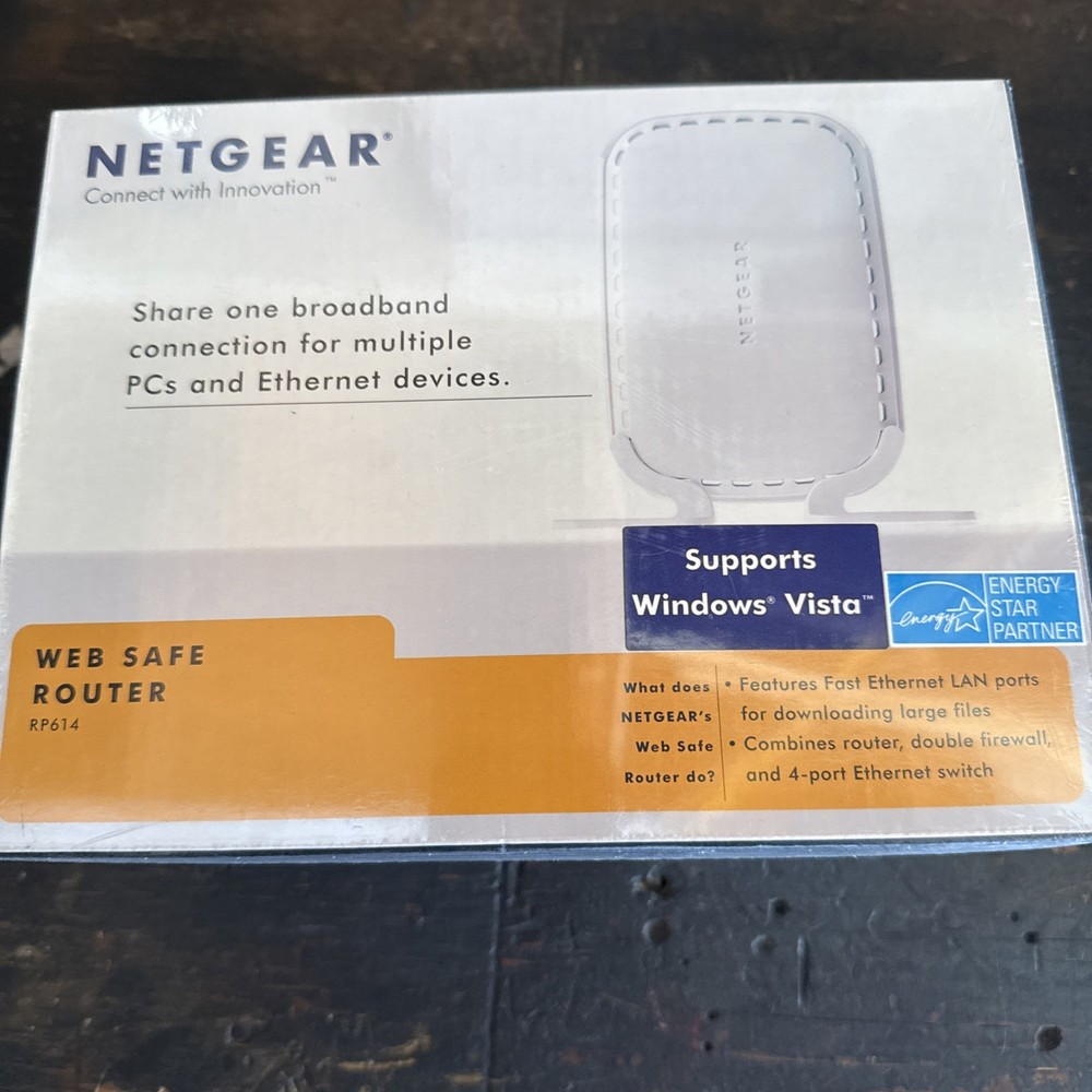 NETGEAR CABLE DSL WEB SAFE ROUTER RP614