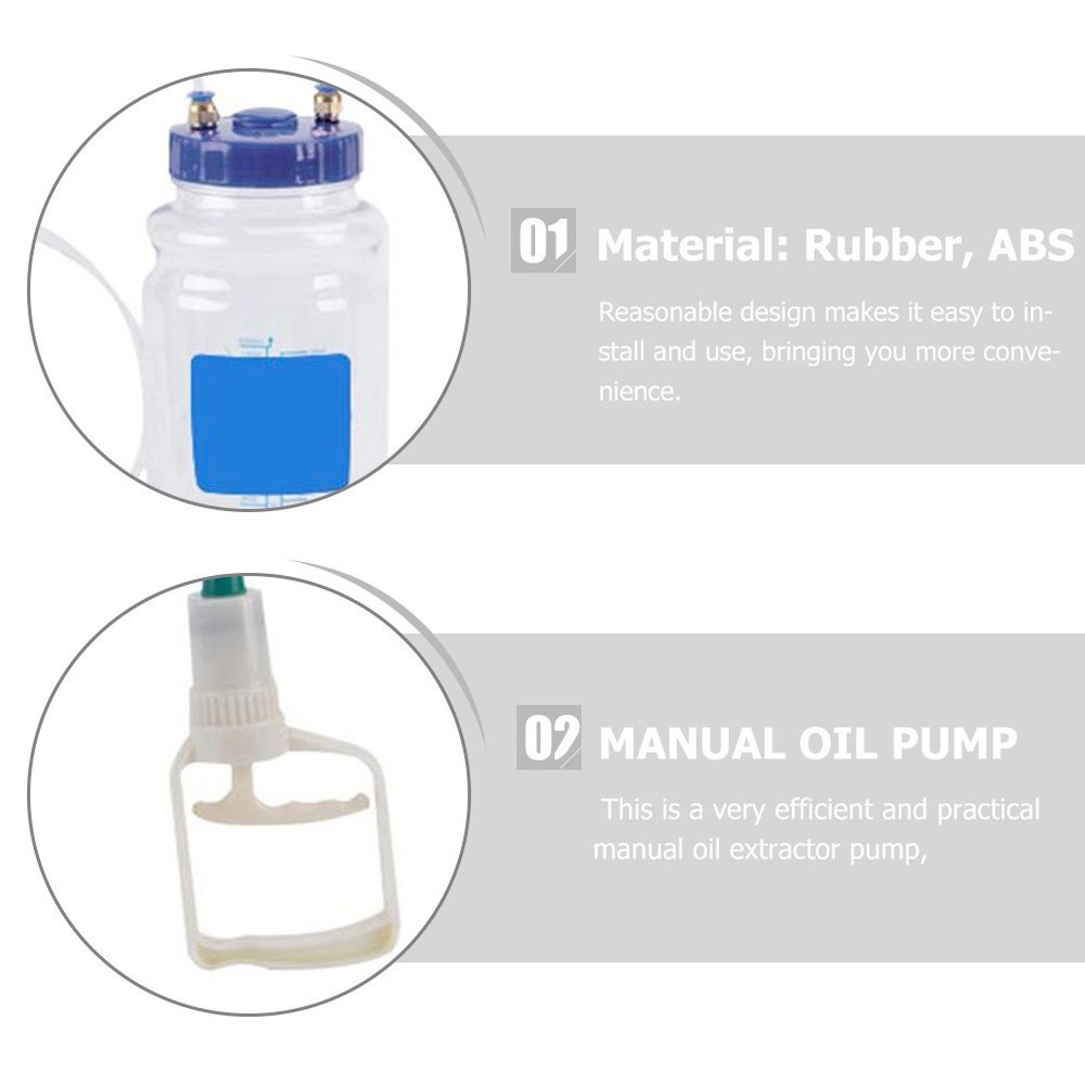 Oil Sucker Pump Fluid Extractor Large Capacity Engine Suction Tool