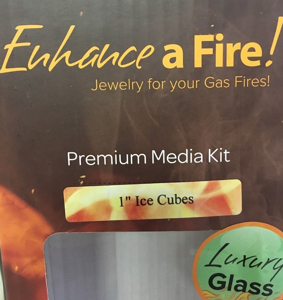 Enhance A Fire LGPS 1" Glass Ice Cubes