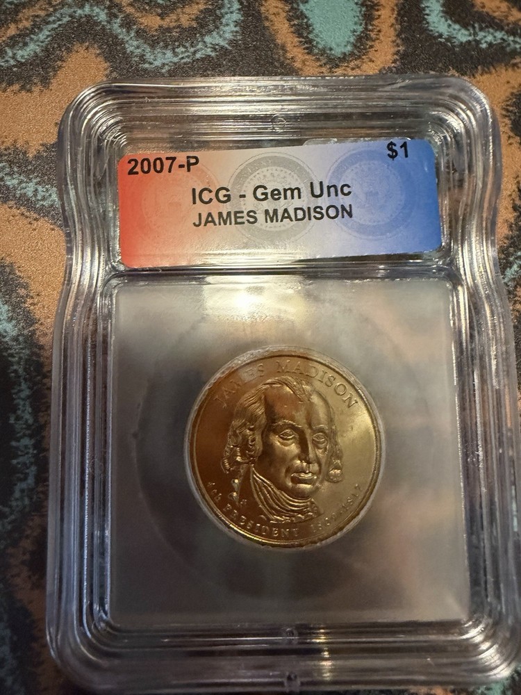 2007p Icg Gem Proof James Madison