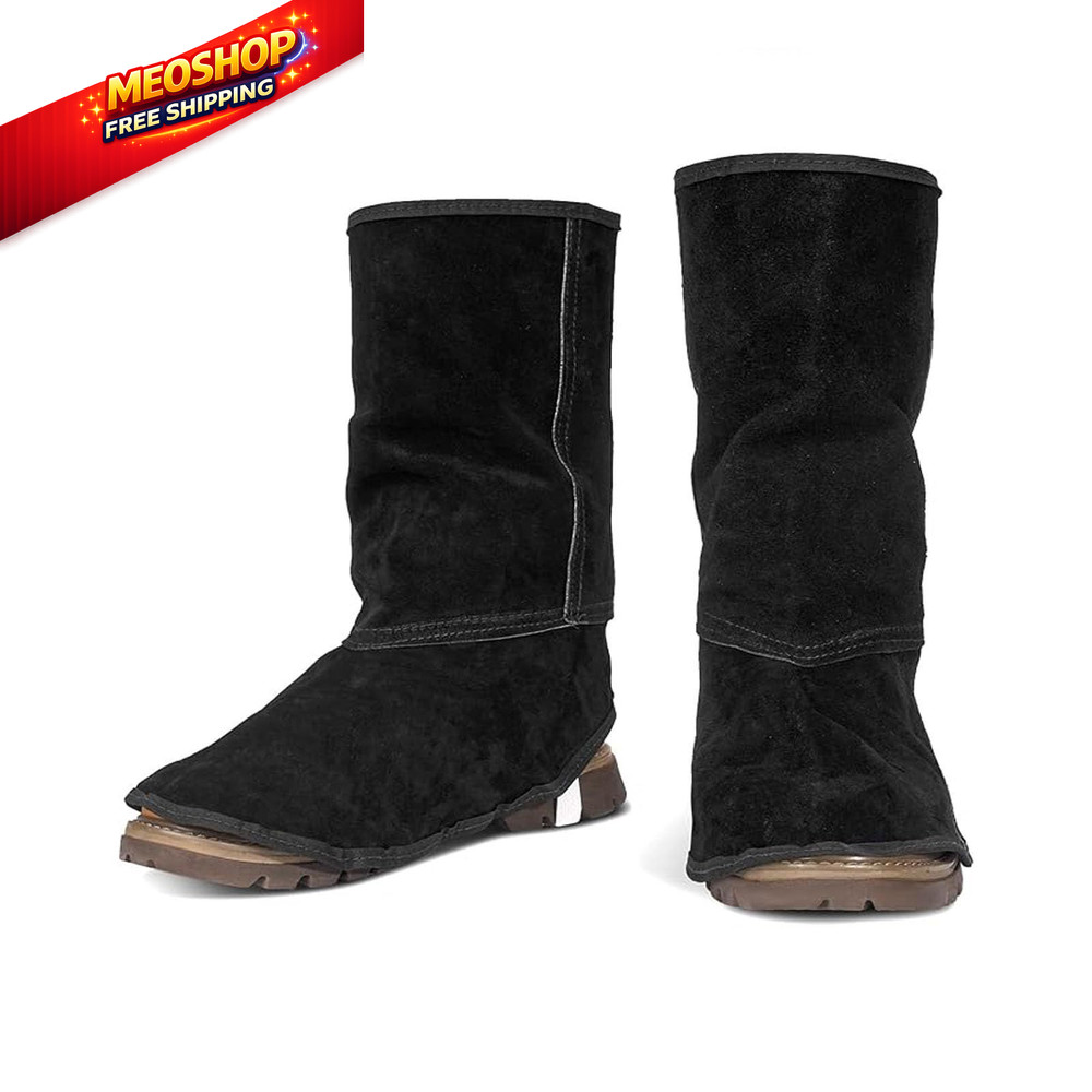 12.99 Inch Leather Welding Spats, Fire Resistant Boot & Shoes...