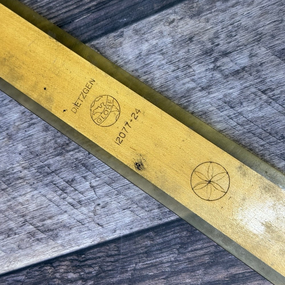Vintage Globe Wood T-Square Drafting Tool Architectural