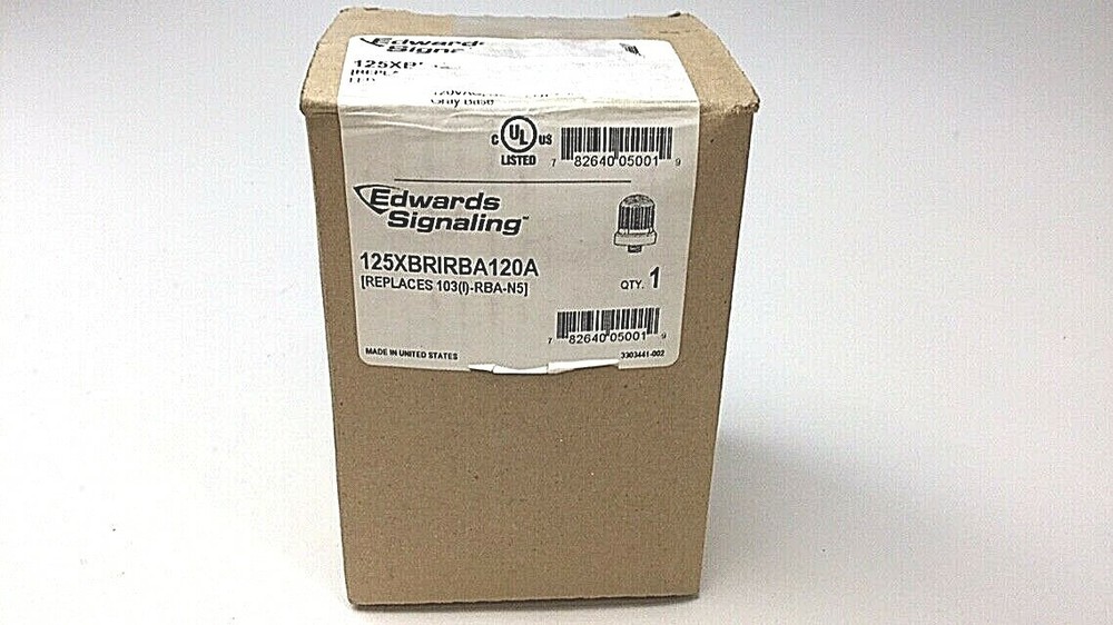 Edwards Signaling 125XBRIRBA120A Multi-status Visual Signal Light