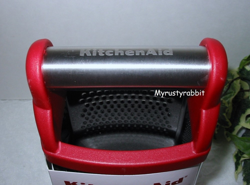 Kitchenaid Empire Red Box Grater w Lidded Storage Container - New