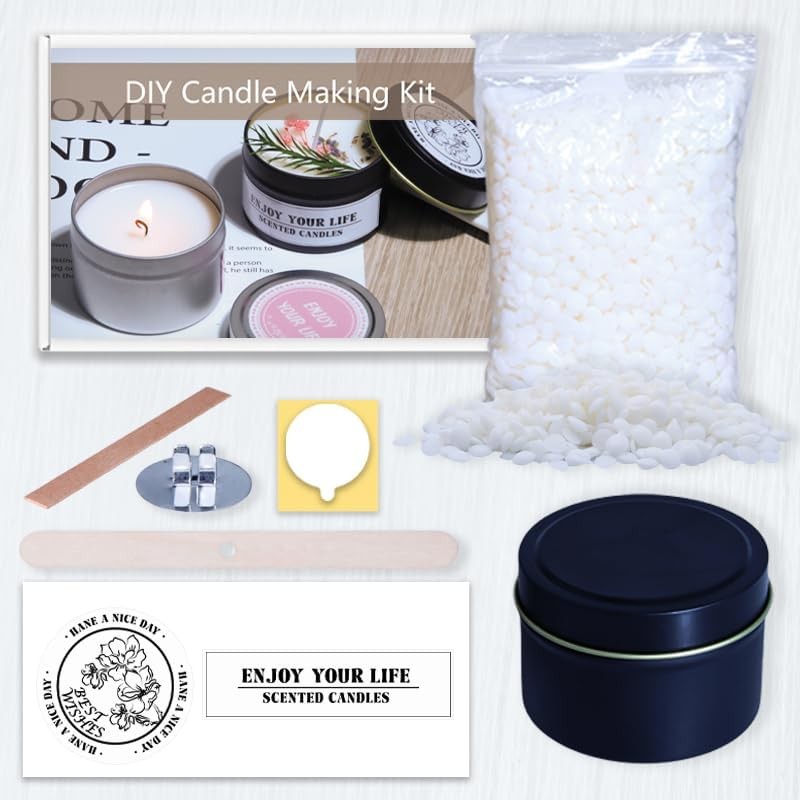 DIY Candle Making Kit (Black)