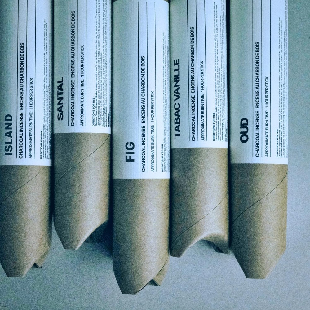 Tabac Vanille Coreless Pure Incense Sticks, Artisan-Crafted Niche Scent