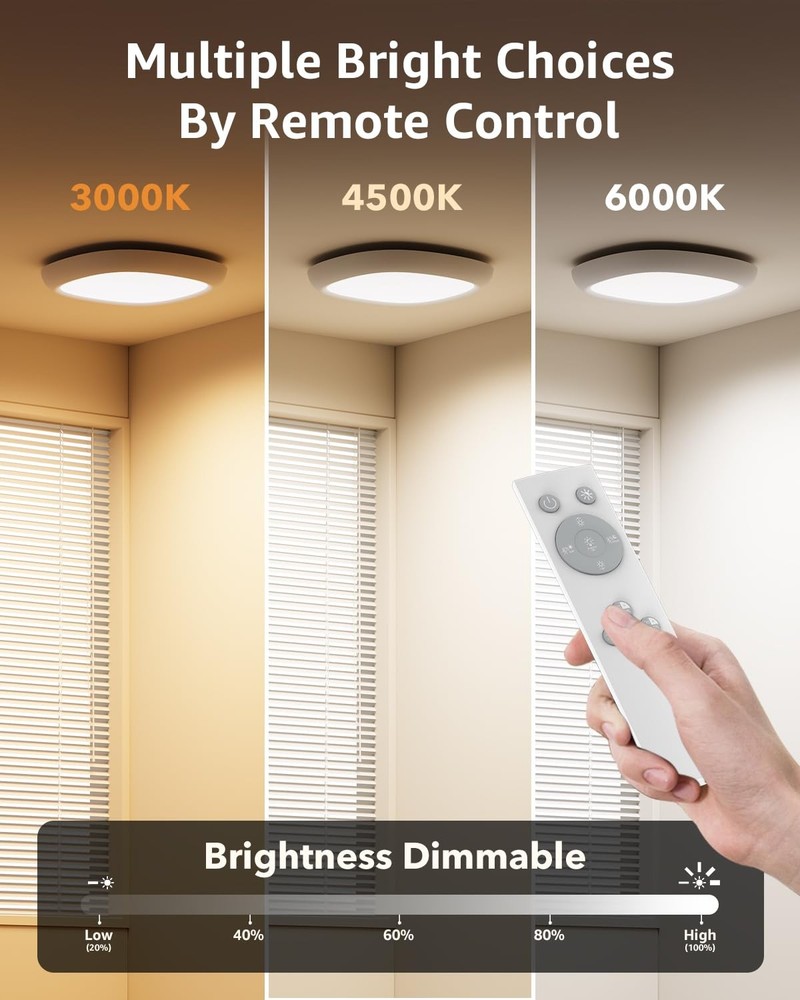 Rechargeable Shower Light for Inside Shower, 12000mAh Motion Sensor Wireless ...