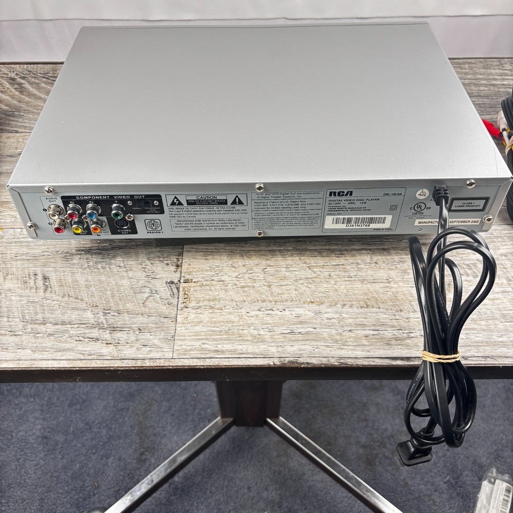 RCA DRC-105 NA Digital Video Disc (DVD) Player - Silver