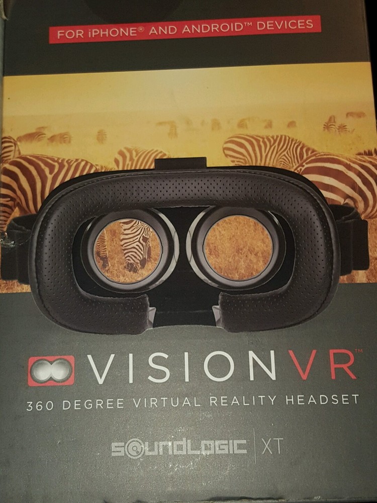 Sound Logic Vision VR 360° Virtual Reality Bluetooth Headset & Wireless Gamepad