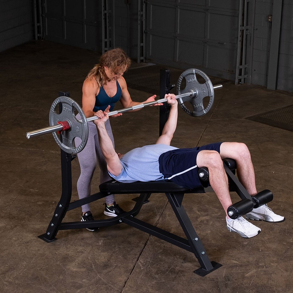 Pro Clubline Fixed Olympic Decline Bench by Body-Solid