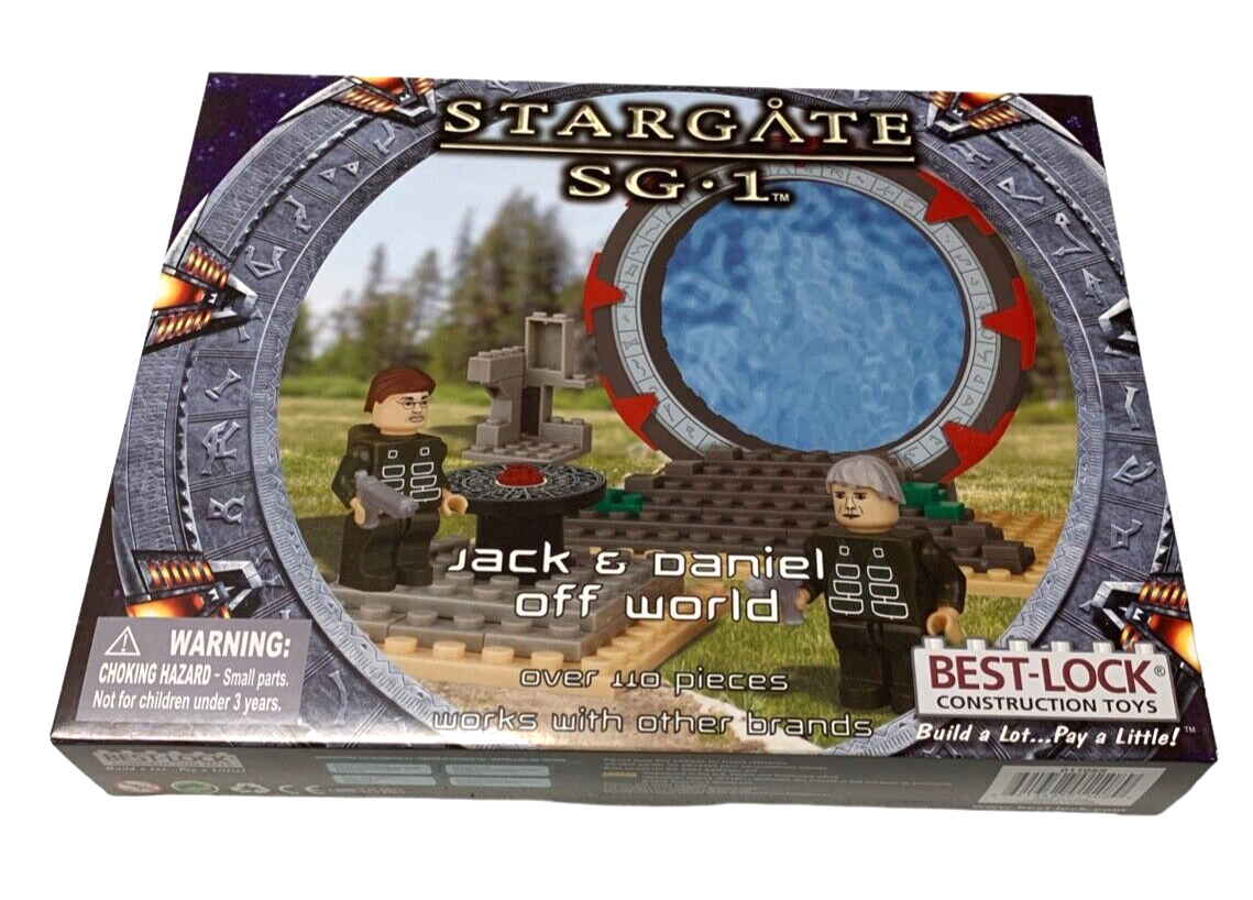 STARGATE Best Lock SG.1 Jack & Daniel Bricks brand new hard to found