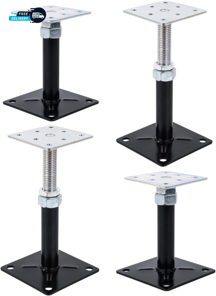 4-Pack Adjustable 5"-8" House Jack for the Floor，Mini Screw Post Pole