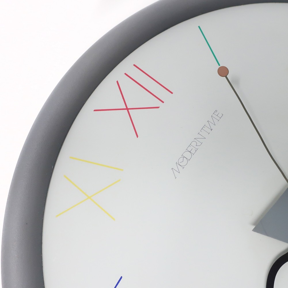 1980s Postmodern Canetti Wall Clock