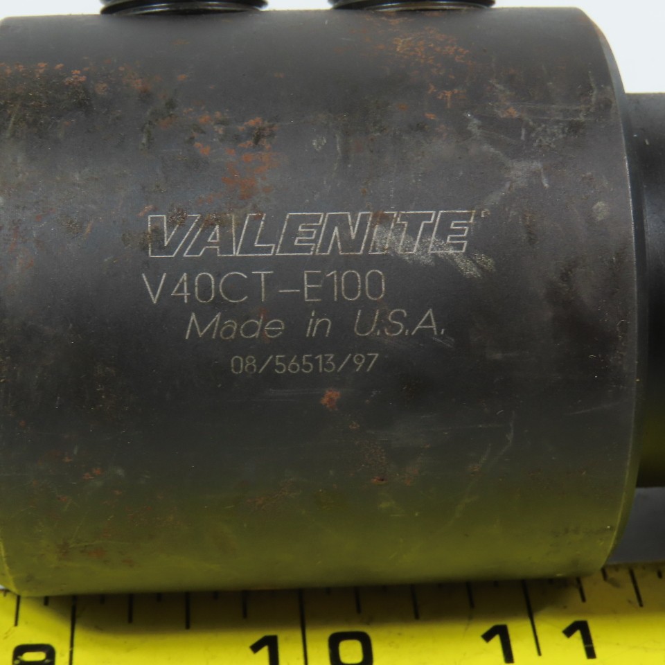 Valenite Cat 40 Solid End Mill Tool Holder 1" Bore 4-1/8" Projection