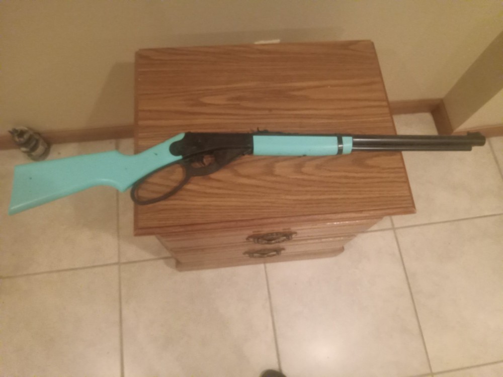 Torquise Rifle BB Gun