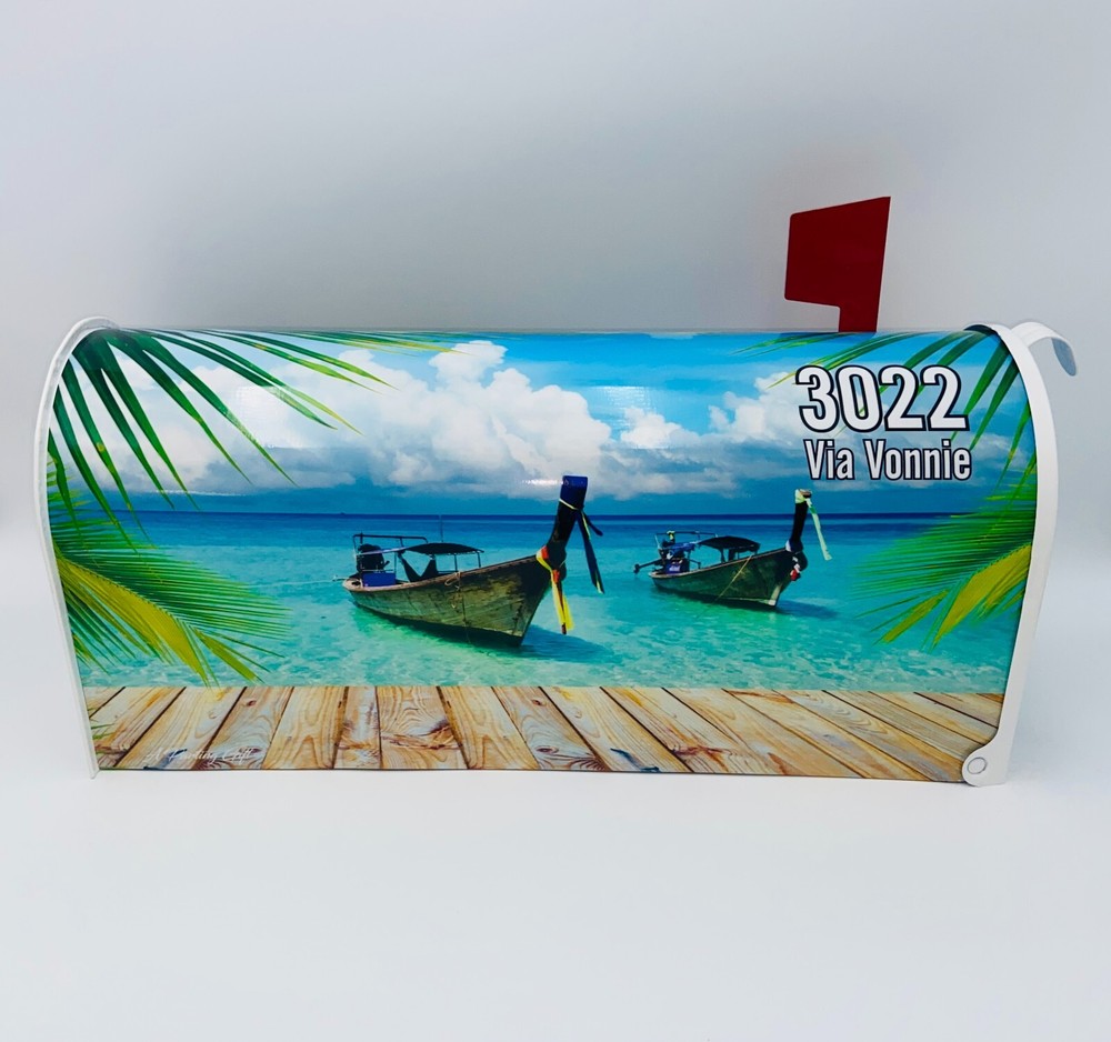 Tropical custom mailbox, Mothers Day Gift