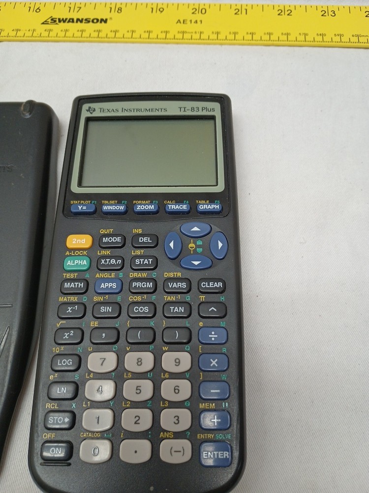 Texas Instruments Ti-83 Plus Edition Graphing Calculator Works(Needs Batteries)