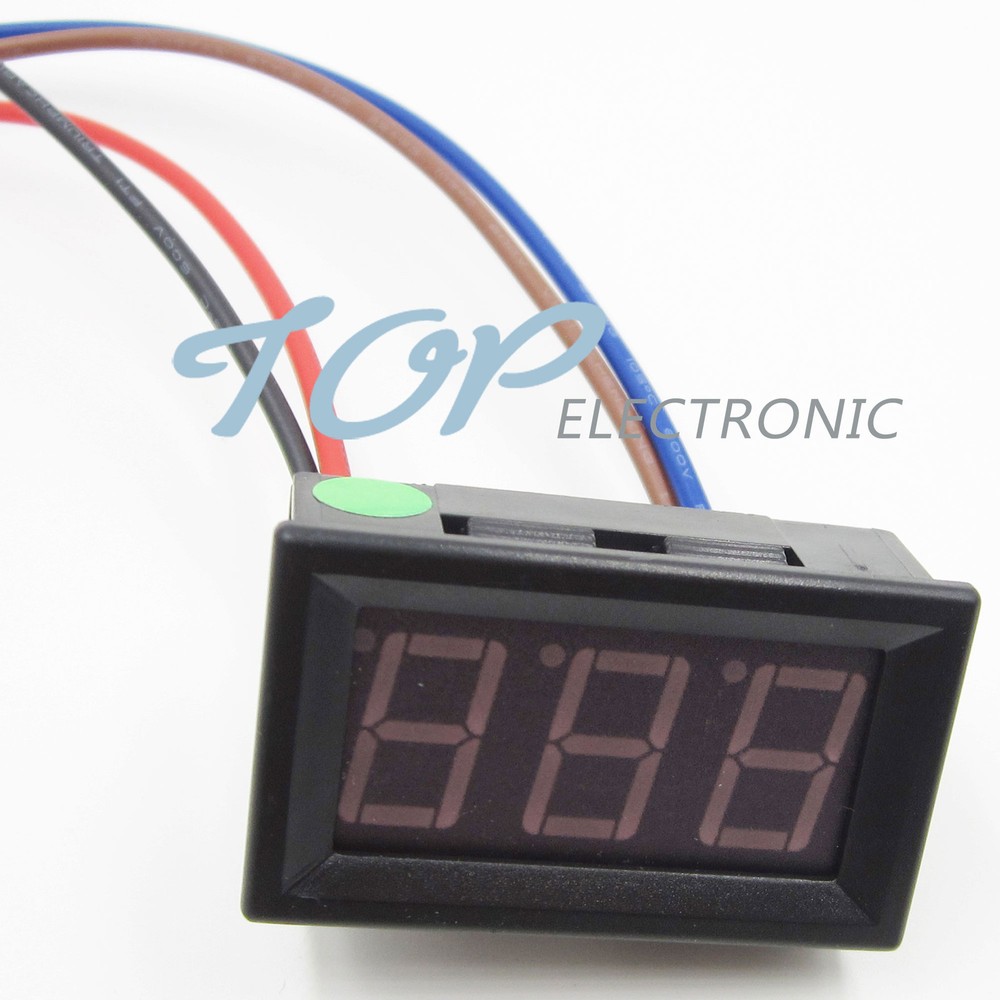 NEW Green DC 0 To 10A LED Panel Meter Mini Digital Ammeter