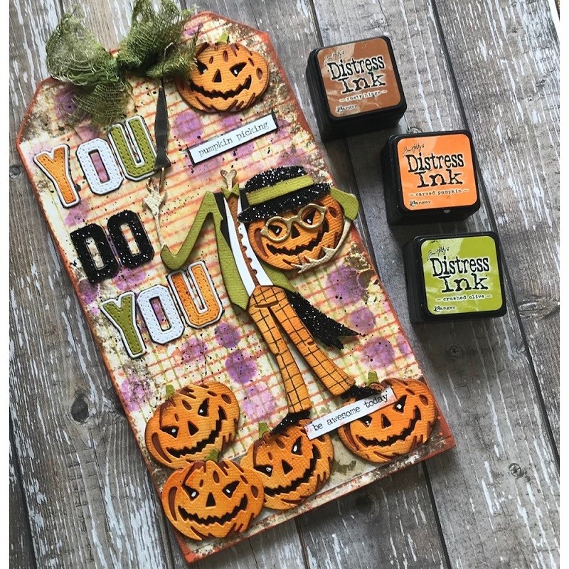 Sizzix Tim Holtz Thinlits Halloween Bundle Pumpkinhead Day of Dead NEW