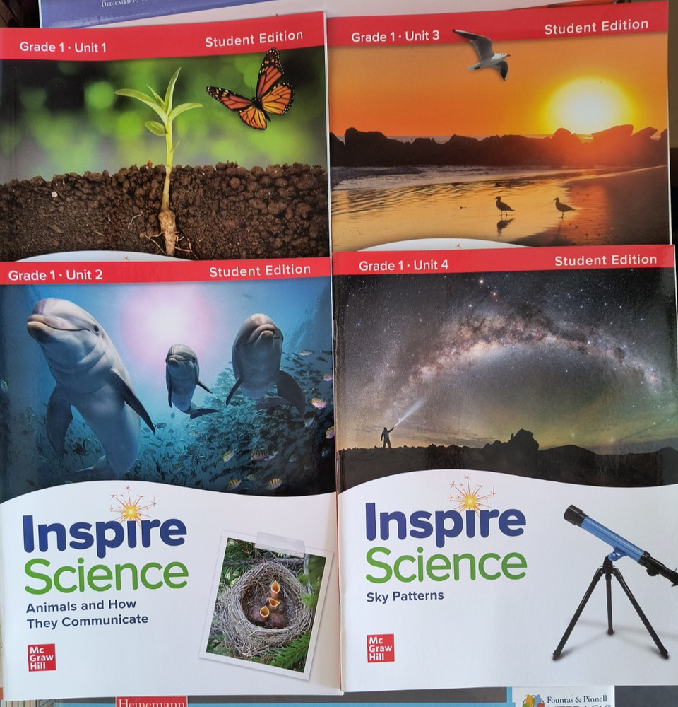 Inspire Science Grade 1 Units 1-4 Student Edition Workbook Set