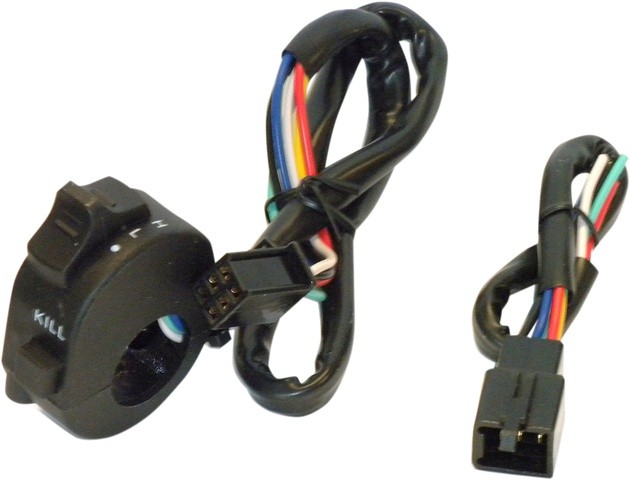 K&S Universal Headlight/Kill Switch 6-Pin 7/8" Mount