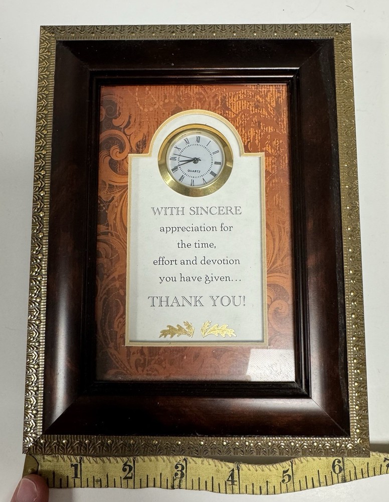 Retirement Clock Picture Frame- Untested