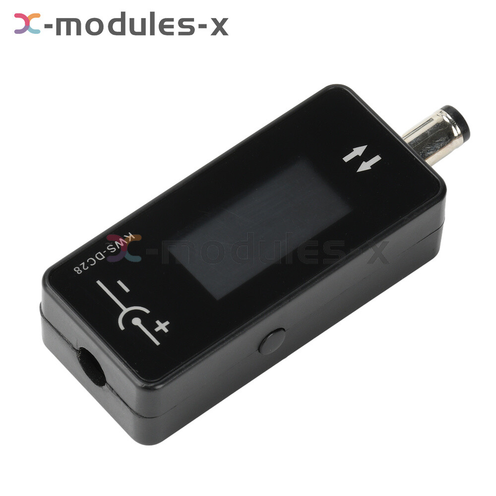 DC5.5*2.5 Current Voltage Power Meter Tester Digital LCD Display Meter DC 4V-30