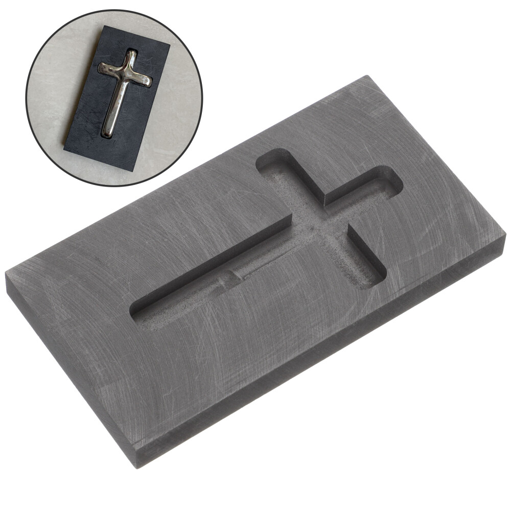 Cross Shape Graphite Ingot Mold Casting Mold for Melting Refining Metal