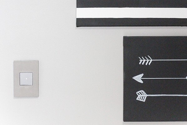 Legrand ASTPRRW1 Square On/Off Wall Switch - White