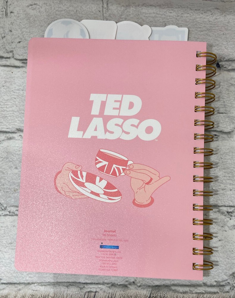 Ted Lasso Biscuits With The Boss 4 Tab Journal Notebook 96 Sheets