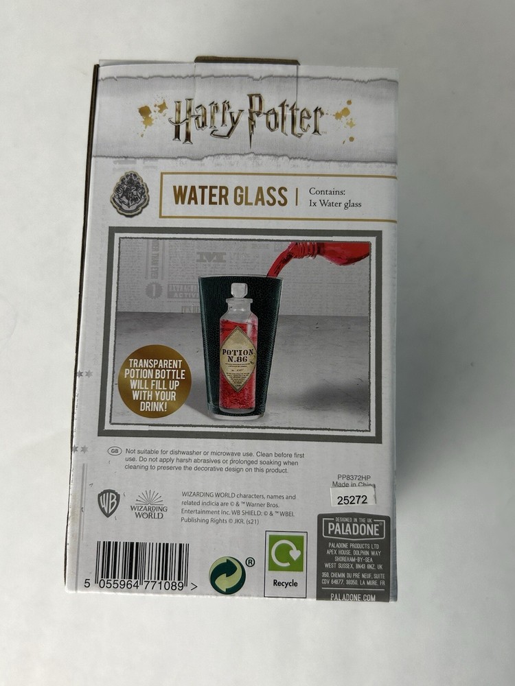 Harry Potter Potion N. 86 Color Changing Drinking Glass