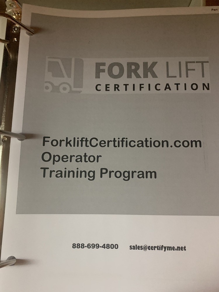 Forklift Certification Kit OSHA Compliant, Complete Train The Trainer Bundle…