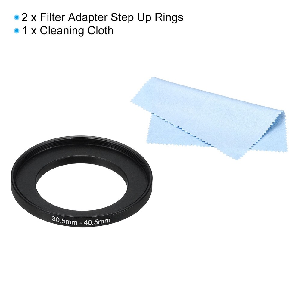 30.5mm-40.5mm Step Up Ring Camera Lens Filter Adapter Ring Filter Cloth