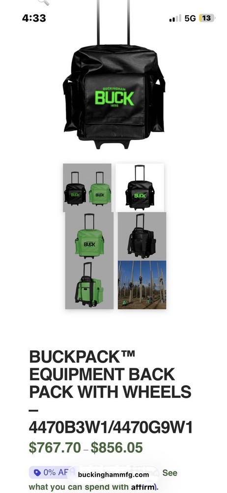 Buckingham BUCK Squeeze Lineman Tool Fall Restriction Kit. Read Description