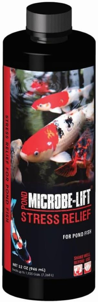 SRP32 Stress Relief for Pond Fish-32 Oz, Black