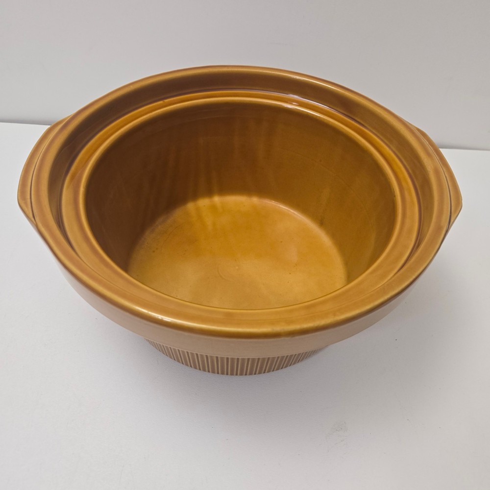 Rival Crock Pot 3355 3350/2 Ceramic Insert Replacement 5 Qt. Slow Cooker Brown