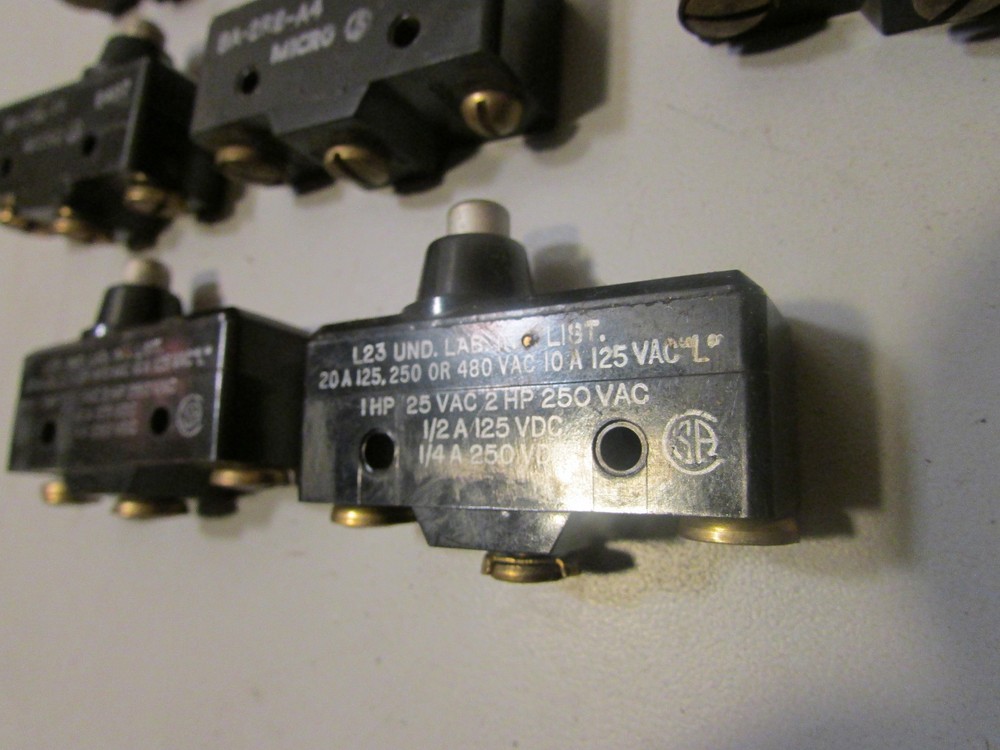 Micro Switch BA-2RB-A4 Switch Lot of 15!