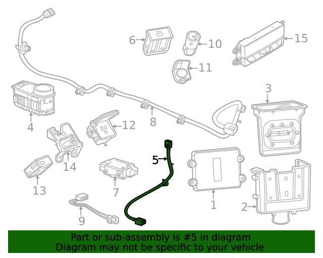 Genuine GM USB Port 13548803