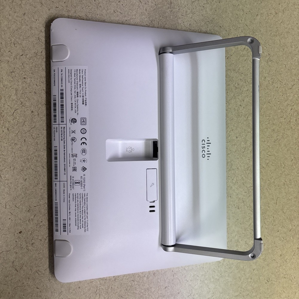 Cisco TelePresence Touch 10 Controller #TTC5-09 , Webex Room, White