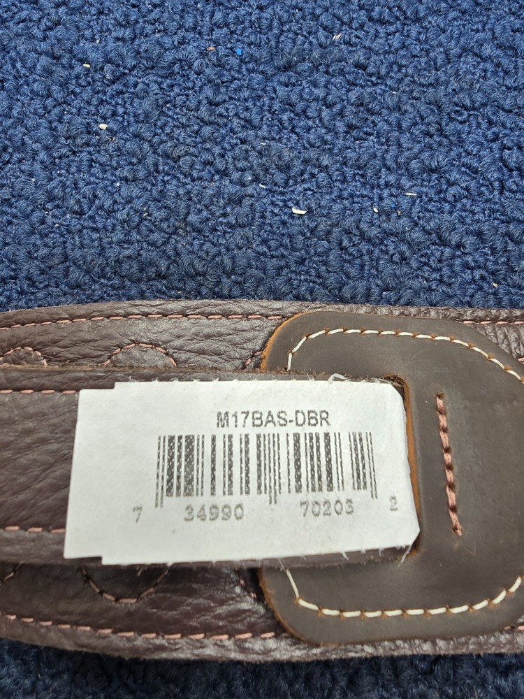 Levy's M17BAS-DBR: Pull-Up Butter Leather Strap, Dark Brown