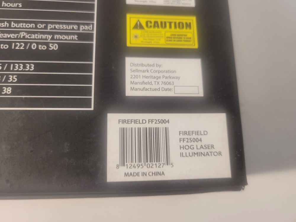 Firefield Speedstrike Green Laser Sight FF25004