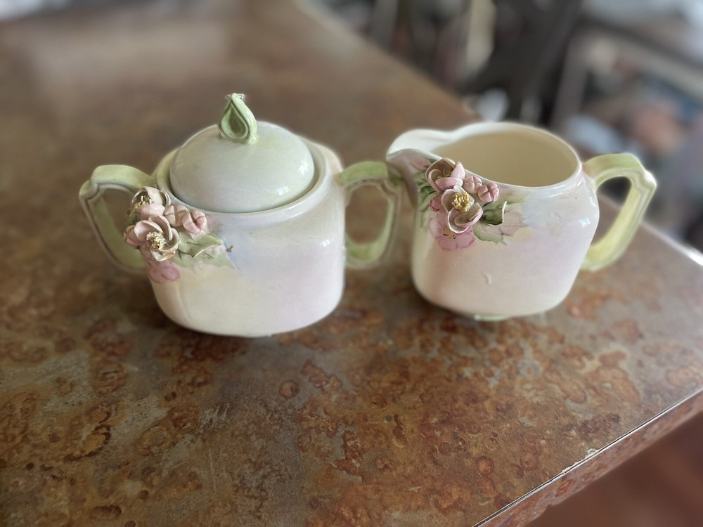 Vintage creamer and sugar set - Erna