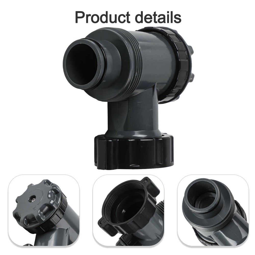 Plunger Valve Easy Installation Pool Maintenance Enhanced User Convenience