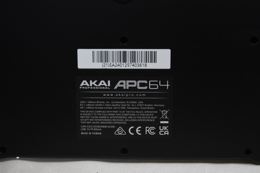 AKAI Professional APC64 Ableton MIDI Controller with Sequencer & Touchstrips