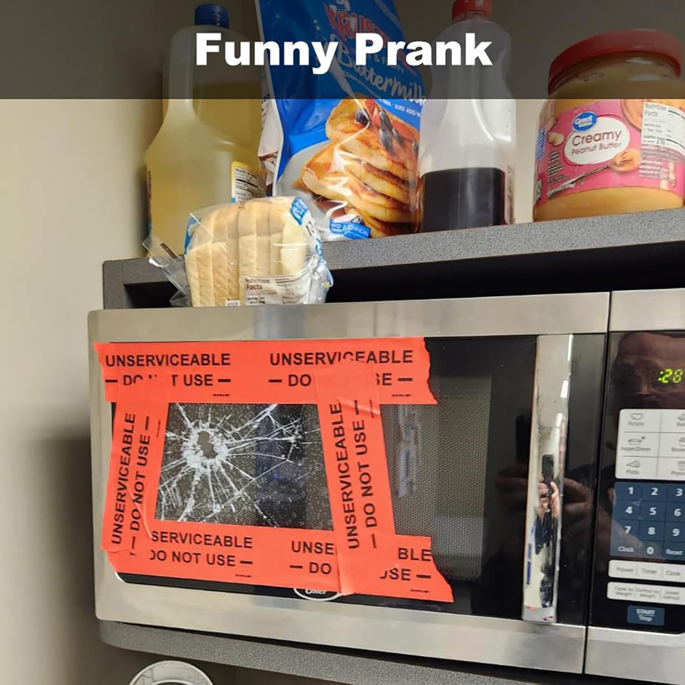 7.5" Broken Glass Decal - 3 Pack Waterproof Reusable Broken Screen Prank Sticker