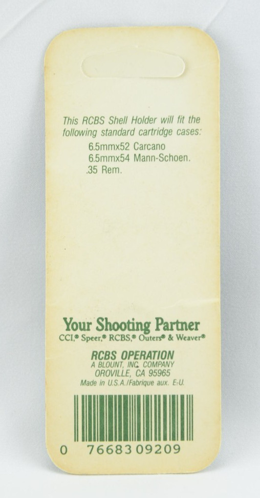 RCBS #9 Shell Holder 09209- New Old Stock