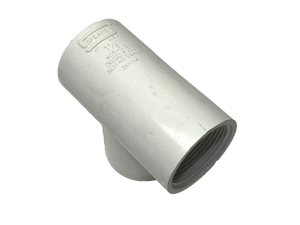 Spears 405-015 Pipe Tee 1-1/2" FNPT SCH 40
