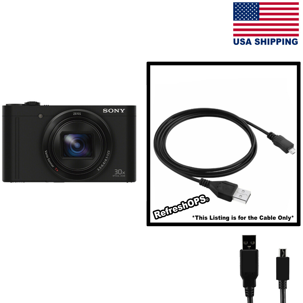 Sony Cybershot DSC-WX500 Digital Camera USB Cable Transfer Cord Replacement